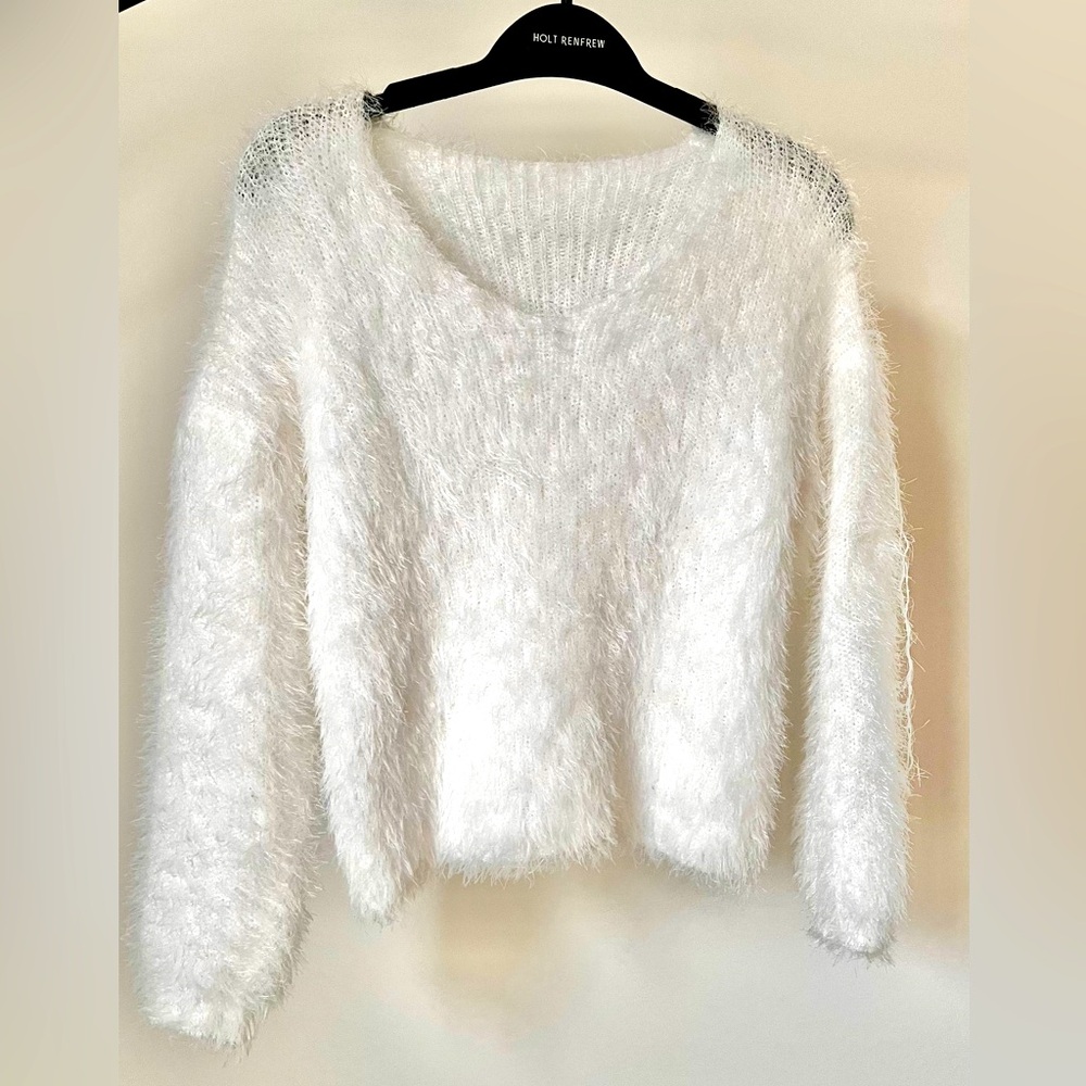 O/S Korean Fuzzy Sweater